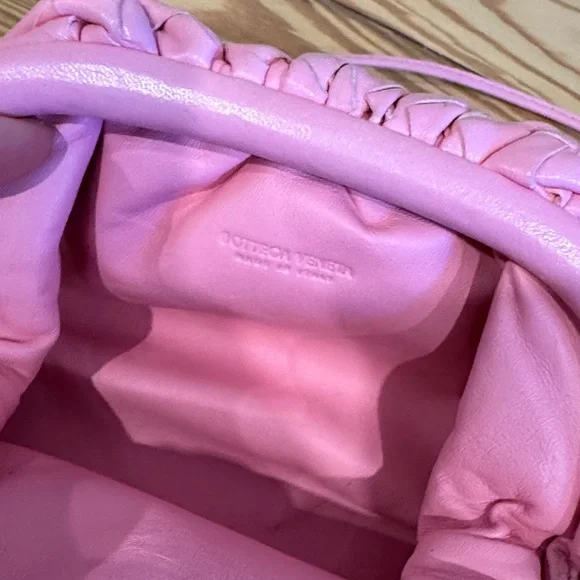 Bottega Veneta Intrecciato Mini Pouch in Pink - Picture 5 of 13